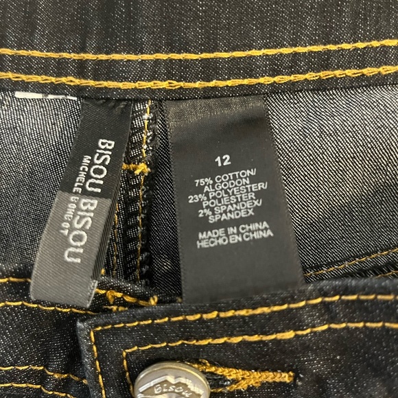 Denim jeans by Bisou Bisou size 12 - Picture 3 of 4